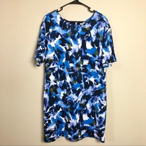 H By Halston Floral Shift Dress